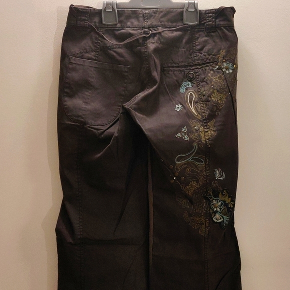MEXX Brown with Floral Print Wide Pants - Picture 2 of 10